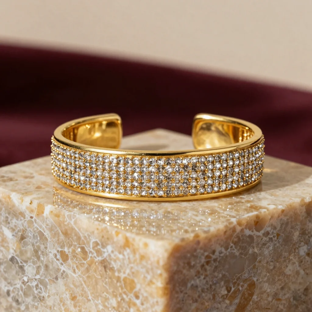 Pavé Crystal Stellar Cuff