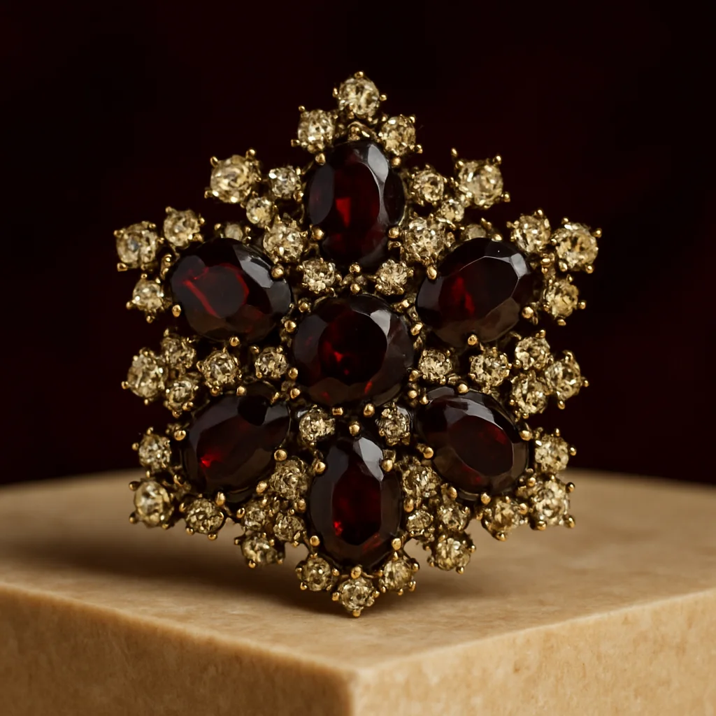 Imperial Cluster Brooch